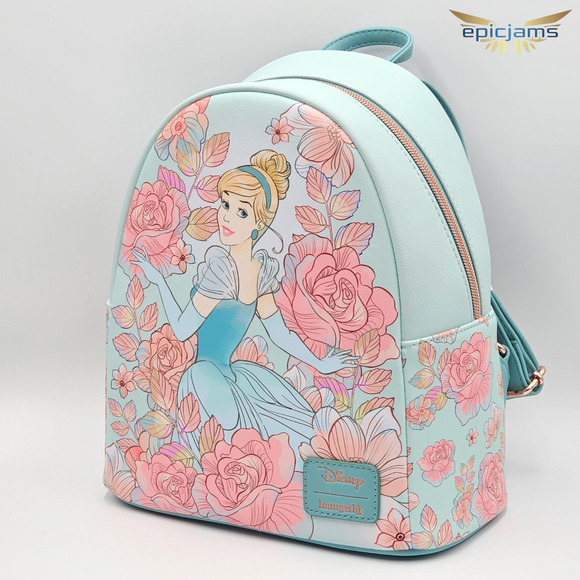 Loungefly Disney Cinderella Pink Flowers Mini Backpack main image 5